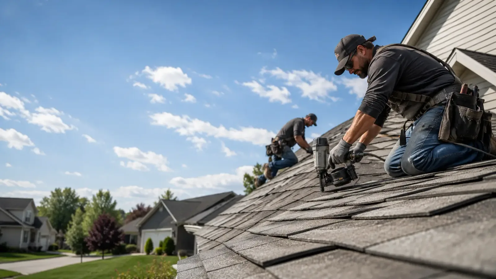 Storm Damage Roof Repair in Benld, IL near me